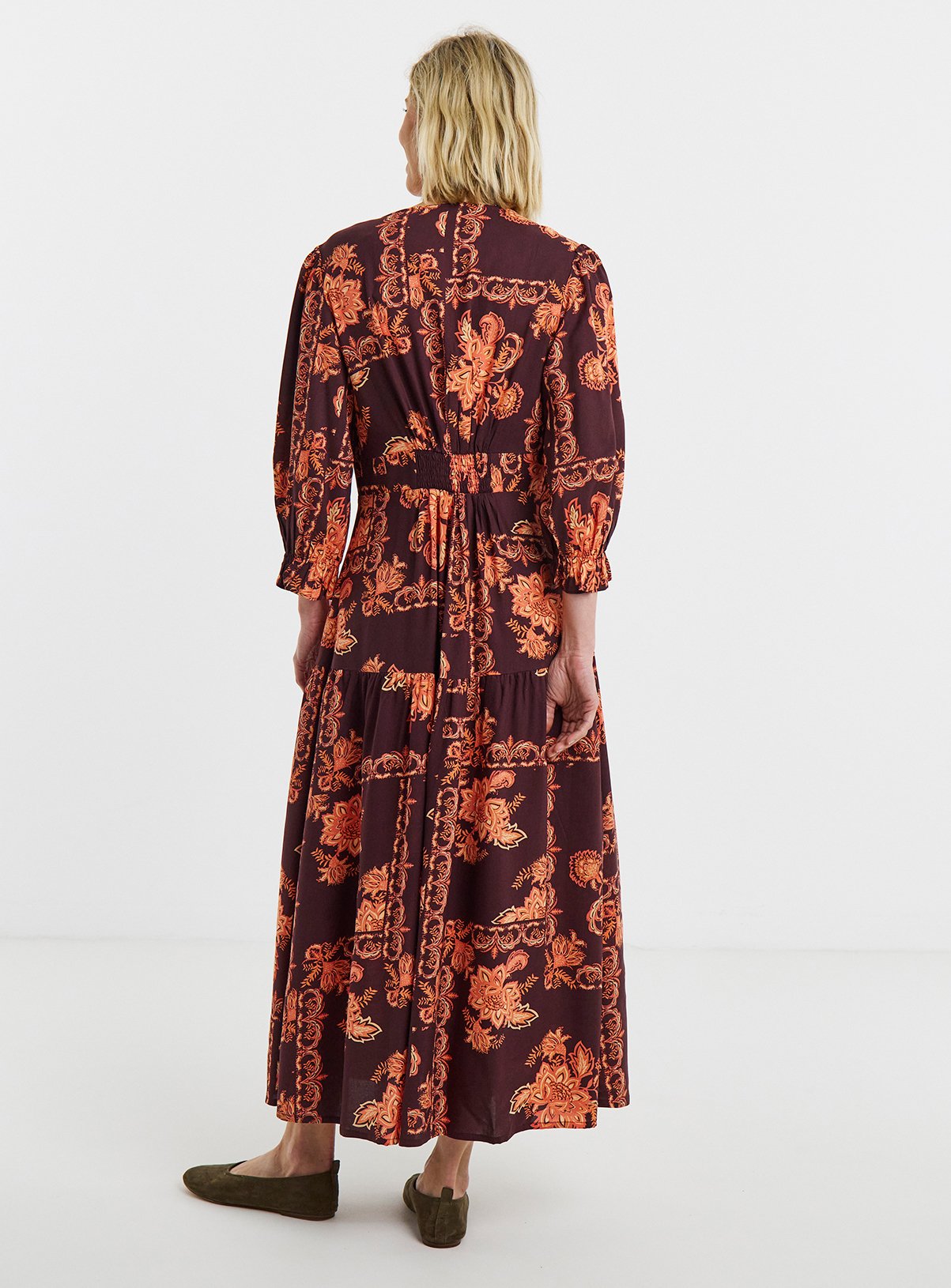 JD WILLIAMS Waist Detail Maxi Dress 24 - Image 2 thumbnail